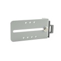 Chain Link Fence Gate DAC 48" Detex Standard Exit Bar Kit with Adjustable Mounting Plate (Anodized Aluminum)