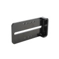 Chain Link Fence Gate DAC 42" Black Deluxe Panic Exit Bar Kit with Lockbox & Mounting Plate (Aluminum) (Panic Bars)