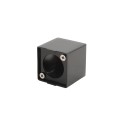Chain Link Fence Gate DAC 42" Black Deluxe Panic Exit Bar Kit with Lockbox & Mounting Plate (Aluminum) (Panic Bars)