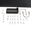 Chain Link DAC 42" Black Detex Deluxe Panic Exit Bar Kit with Lockbox & Mounting Plate   (Aluminum)
