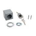 Chain Link DAC 42" Detex Deluxe Panic Exit Bar Kit with Lockbox & Mounting Plate   (Aluminum)