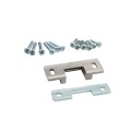 Chain Link DAC 42" Detex Deluxe Panic Exit Bar Kit with Lockbox & Mounting Plate   (Aluminum)