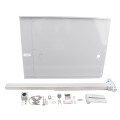 Chain Link DAC Deluxe 36" Detex Exit Bar Kit With Adjustable Silver Mounting Plate (Stainless Steel)