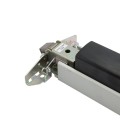 Chain Link Fence Gate DAC 36" Black Detex Superior Exit Bar Kit with Mounting Plate and Lock Box (Anodized Aluminum)