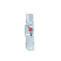 Chain Link Fence Gate DAC 36" Black Detex Superior Exit Bar Kit with Mounting Plate and Lock Box (Anodized Aluminum)