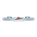 Chain Link Fence Gate DAC 36" Black Detex Superior Exit Bar Kit with Mounting Plate and Lock Box (Anodized Aluminum)