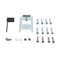 Chain Link Fence Gate DAC 36" Black Detex Superior Exit Bar Kit with Mounting Plate and Lock Box (Anodized Aluminum)