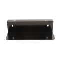 Chain Link Fence Gate DAC 36" Black Detex Superior Exit Bar Kit with Mounting Plate and Lock Box (Anodized Aluminum)