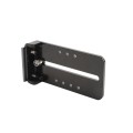 Chain Link Fence Gate DAC 36" Black Detex Superior Exit Bar Kit with Mounting Plate and Lock Box (Anodized Aluminum)