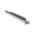 Chain Link Fence Gate DAC 36" Black Detex Superior Exit Bar Kit with Mounting Plate and Lock Box (Anodized Aluminum)