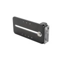 Chain Link Fence Gate DAC 36" Black Detex Superior Exit Bar Kit with Mounting Plate and Lock Box (Anodized Aluminum)