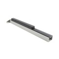 Chain Link Fence Gate DAC 36" Black Detex Superior Exit Bar Kit with Mounting Plate and Lock Box (Anodized Aluminum)