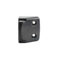 Chain Link Fence Gate DAC 48" Black Detex Superior Exit Bar Kit with Mounting Plate and Lock Box (Anodized Aluminum) (Panic Bars)