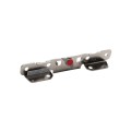 Chain Link Fence Gate DAC 48" Black Detex Superior Exit Bar Kit with Mounting Plate and Lock Box (Anodized Aluminum) (Panic Bars)