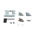 Chain Link Fence Gate DAC 48" Black Detex Superior Exit Bar Kit with Mounting Plate and Lock Box (Anodized Aluminum) (Panic Bars)