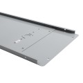 Chain Link Fence Gate DAC 36" Detex Superior Exit Bar Kit with Mounting Plate and Lock Box (Anodized Aluminum) (Panic Bars)