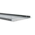 Chain Link Fence Gate DAC 36" Detex Superior Exit Bar Kit with Mounting Plate and Lock Box (Anodized Aluminum) (Panic Bars)