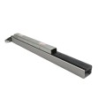 Chain Link Fence Gate DAC 36" Detex Superior Exit Bar Kit with Mounting Plate and Lock Box (Anodized Aluminum) (Panic Bars)