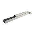 Chain Link Fence Gate DAC 36" Detex Superior Exit Bar Kit with Mounting Plate and Lock Box (Anodized Aluminum) (Panic Bars)