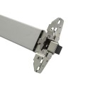 Chain Link Fence Gate DAC 36" Detex Superior Exit Bar Kit with Mounting Plate and Lock Box (Anodized Aluminum) (Panic Bars)