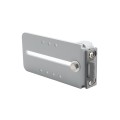 Chain Link Fence Gate DAC 36" Detex Superior Exit Bar Kit with Mounting Plate and Lock Box (Anodized Aluminum) (Panic Bars)
