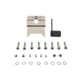 Chain Link Fence Gate DAC 36" Detex Superior Exit Bar Kit with Mounting Plate and Lock Box (Anodized Aluminum) (Panic Bars)