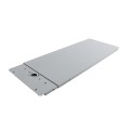 Chain Link Fence Gate DAC 36" Detex Superior Exit Bar Kit with Mounting Plate and Lock Box (Anodized Aluminum) (Panic Bars)