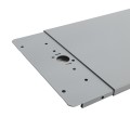 Chain Link Fence Gate DAC 36" Detex Superior Exit Bar Kit with Mounting Plate and Lock Box (Anodized Aluminum) (Panic Bars)