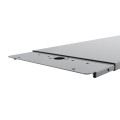 Chain Link Fence Gate DAC 36" Detex Superior Exit Bar Kit with Mounting Plate and Lock Box (Anodized Aluminum) (Panic Bars)