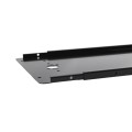 Chain Link Fence Gate DAC 36" Black Detex Superior Alarmed Exit Bar Kit with Mounting Plate and Lock Box (Anodized Aluminum) (Panic Bars)