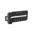 Chain Link Fence Gate DAC 36" Black Detex Superior Alarmed Exit Bar Kit with Mounting Plate and Lock Box (Anodized Aluminum) (Panic Bars)