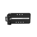 Chain Link Fence Gate DAC 36" Black Detex Superior Alarmed Exit Bar Kit with Mounting Plate and Lock Box (Anodized Aluminum) (Panic Bars)