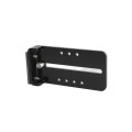 Chain Link Fence Gate DAC 36" Black Detex Superior Alarmed Exit Bar Kit with Mounting Plate and Lock Box (Anodized Aluminum) (Panic Bars)