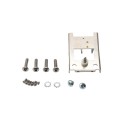 Chain Link Fence Gate DAC 36" Black Detex Superior Alarmed Exit Bar Kit with Mounting Plate and Lock Box (Anodized Aluminum) (Panic Bars)