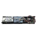 Chain Link Fence Gate DAC 36" Black Detex Superior Alarmed Exit Bar Kit with Adjustable Mounting Plate & Lock Box (Anodized Aluminum) (Exit Bar)