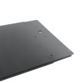 Chain Link DAC 48" Black Detex Superior Alarmed Exit Bar Kit with Adjustable Mounting Plate & Lock Box (Anodized Aluminum)