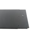Chain Link DAC 48" Black Detex Superior Alarmed Exit Bar Kit with Adjustable Mounting Plate & Lock Box (Anodized Aluminum)
