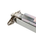 Chain Link DAC 48" Black Detex Superior Alarmed Exit Bar Kit with Adjustable Mounting Plate & Lock Box (Anodized Aluminum)