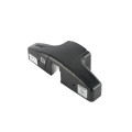 Chain Link DAC 48" Black Detex Superior Alarmed Exit Bar Kit with Adjustable Mounting Plate & Lock Box (Anodized Aluminum)
