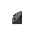 Chain Link DAC 48" Black Detex Superior Alarmed Exit Bar Kit with Adjustable Mounting Plate & Lock Box (Anodized Aluminum)