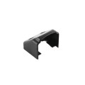 Chain Link DAC 48" Black Detex Superior Alarmed Exit Bar Kit with Adjustable Mounting Plate & Lock Box (Anodized Aluminum)