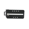 Chain Link DAC 48" Black Detex Superior Alarmed Exit Bar Kit with Adjustable Mounting Plate & Lock Box (Anodized Aluminum)
