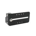 Chain Link DAC 48" Black Detex Superior Alarmed Exit Bar Kit with Adjustable Mounting Plate & Lock Box (Anodized Aluminum)
