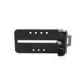 Chain Link DAC 48" Black Detex Superior Alarmed Exit Bar Kit with Adjustable Mounting Plate & Lock Box (Anodized Aluminum)