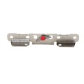 Chain Link DAC 48" Black Detex Superior Alarmed Exit Bar Kit with Adjustable Mounting Plate & Lock Box (Anodized Aluminum)