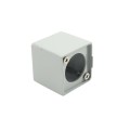 Chain Link Fence Gate DAC 36" Detex Superior Alarmed Exit Bar Kit with Mounting Plate and Lock Box (Anodized Aluminum)