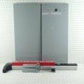 Chain Link Fence Gate DAC 36" Detex Superior Alarmed Exit Bar Kit with Mounting Plate and Lock Box (Anodized Aluminum)