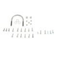 Chain Link Fence Gate DAC 36" Detex Superior Alarmed Exit Bar Kit with Mounting Plate and Lock Box (Anodized Aluminum)