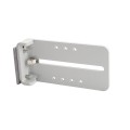 Chain Link Fence Gate DAC 36" Detex Superior Alarmed Exit Bar Kit with Adjustable Mounting Plate & Lock Box (Anodized Aluminum) (Exit Bar)