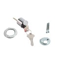 Chain Link Fence Gate DAC 36" Detex Superior Alarmed Exit Bar Kit with Adjustable Mounting Plate & Lock Box (Anodized Aluminum) (Exit Bar)